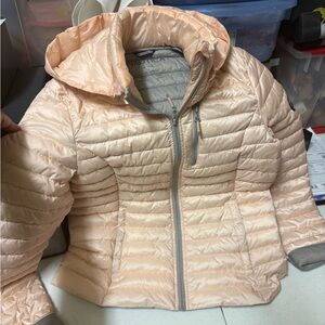 Nautica Women's Soft Peach Puffer Jacket - like New